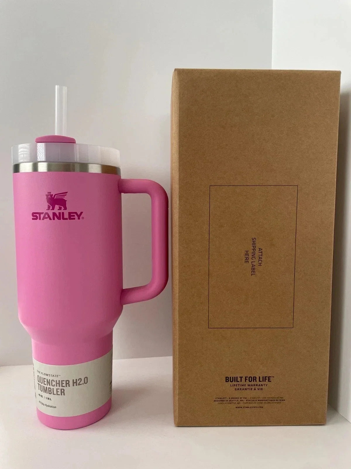 BRAND NEW IN BOX THE 40OZ QUENCHER H2.0 FLOWSTATE™ TUMBLER IN PEONY