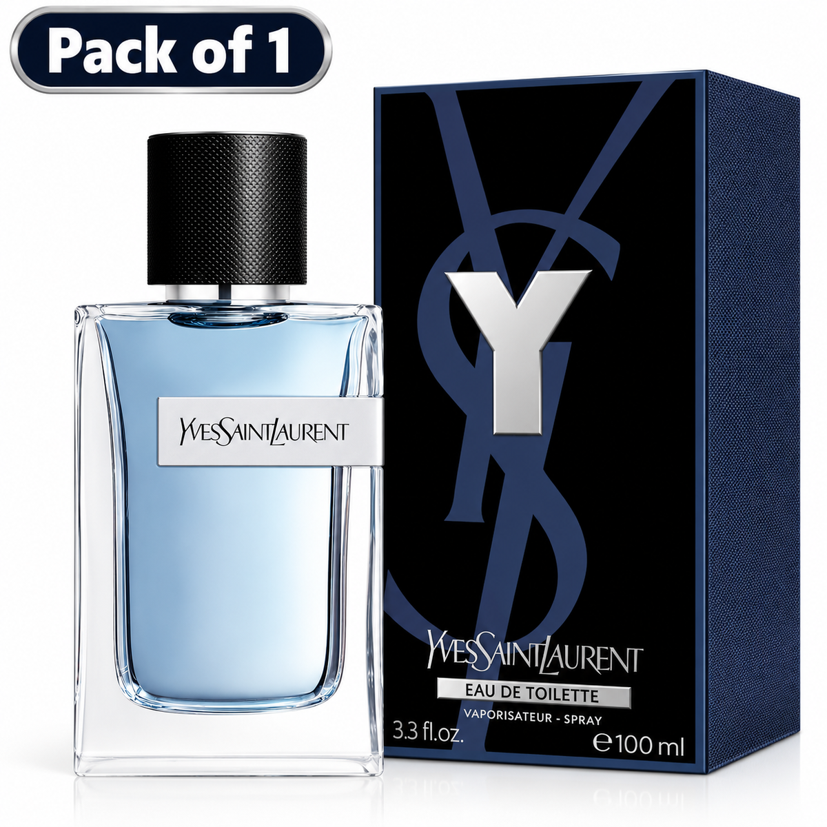 Y by Yves Saint Laurent 3.3 / 3.4 oz EDT Cologne for Men New In Box
