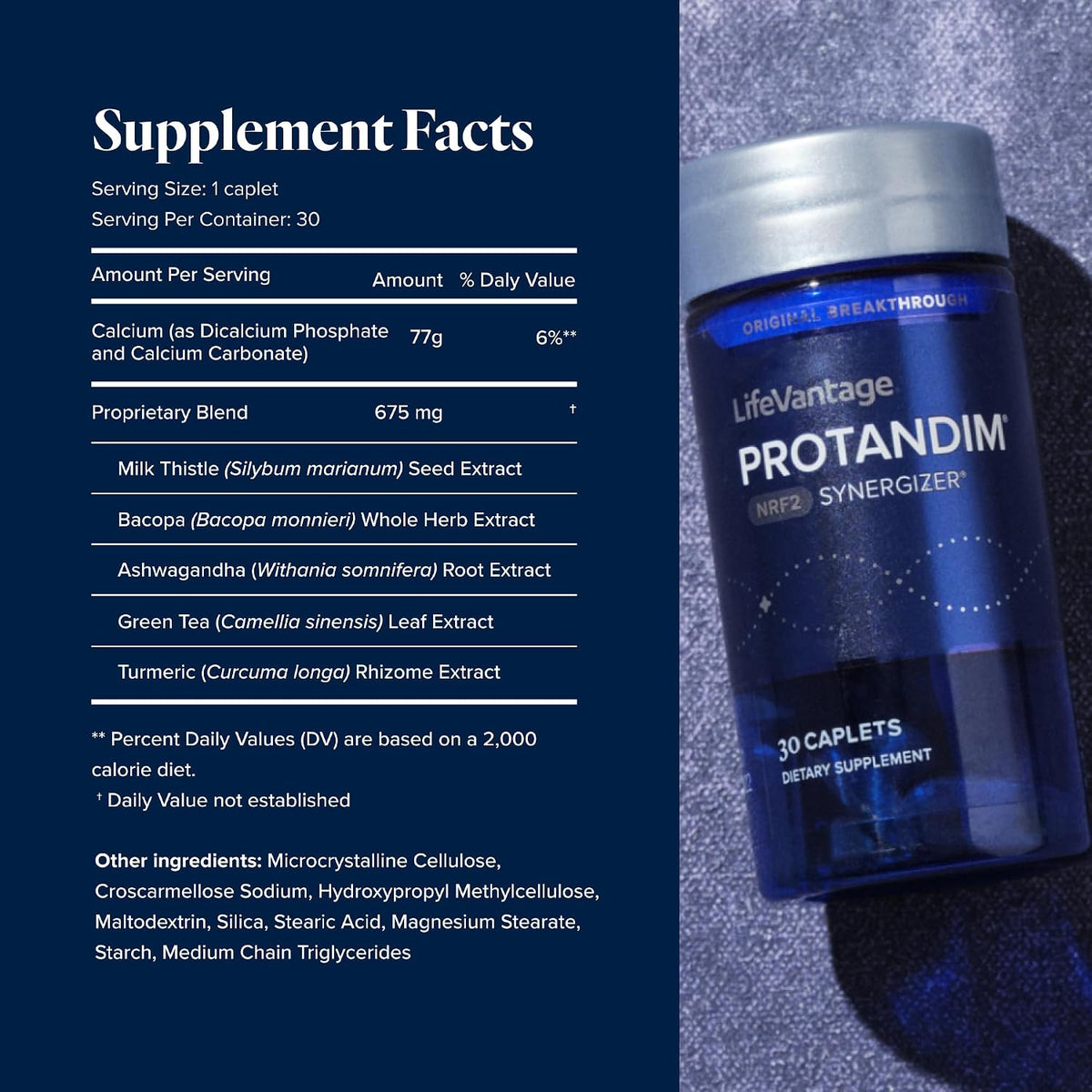 Lifevantage protandim Nrf2 Synergizer 30 Caplets(PACK OF THREE)