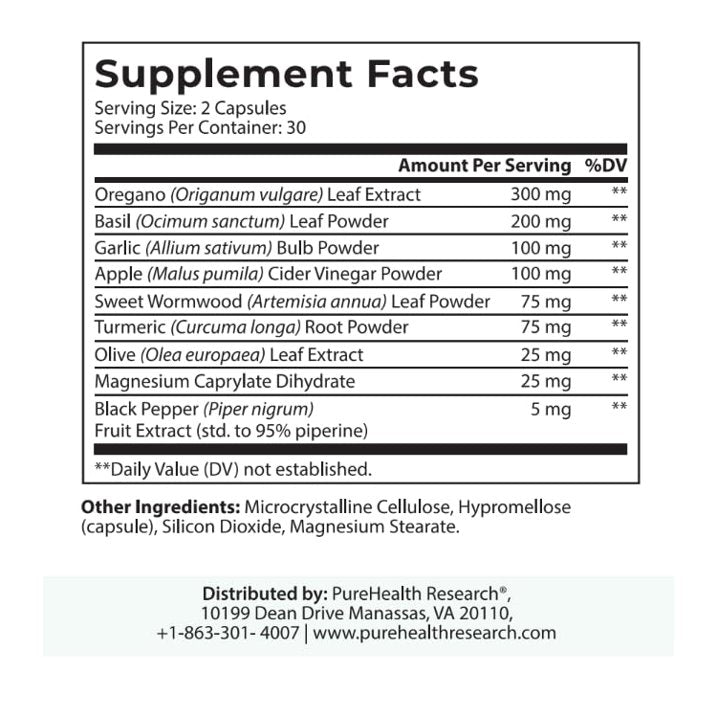 PureHealth Research Fungus Eliminator Toenail Care Supplement – 60 Capsules – Pack of 3 (180 Total)