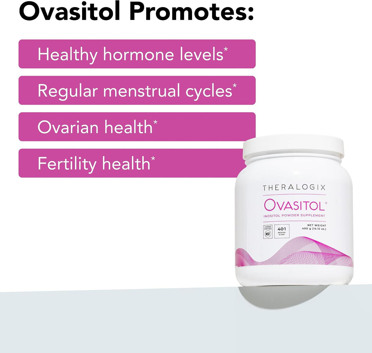 Ovasitol Inositol Powder - 90-Day Supply(PACK OF TWO)