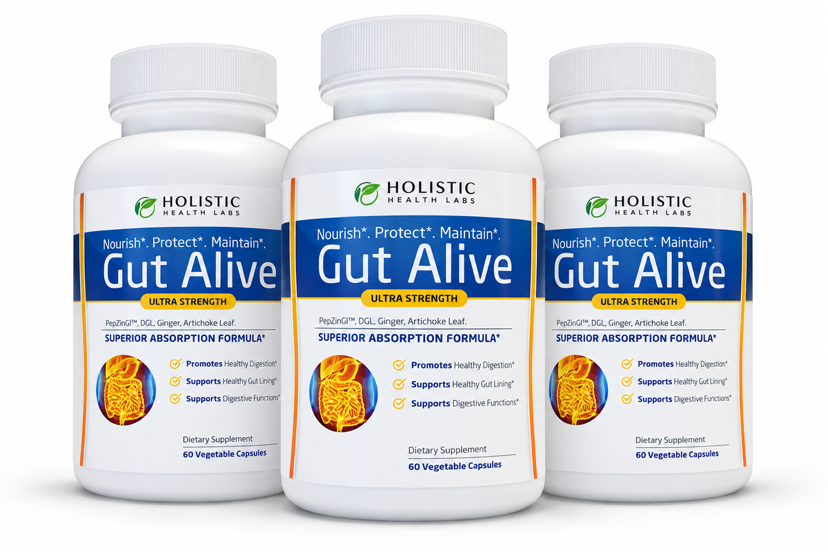 Gut Alive For Restoring Gut Lining 60 Capsule (PACK OF THREE)