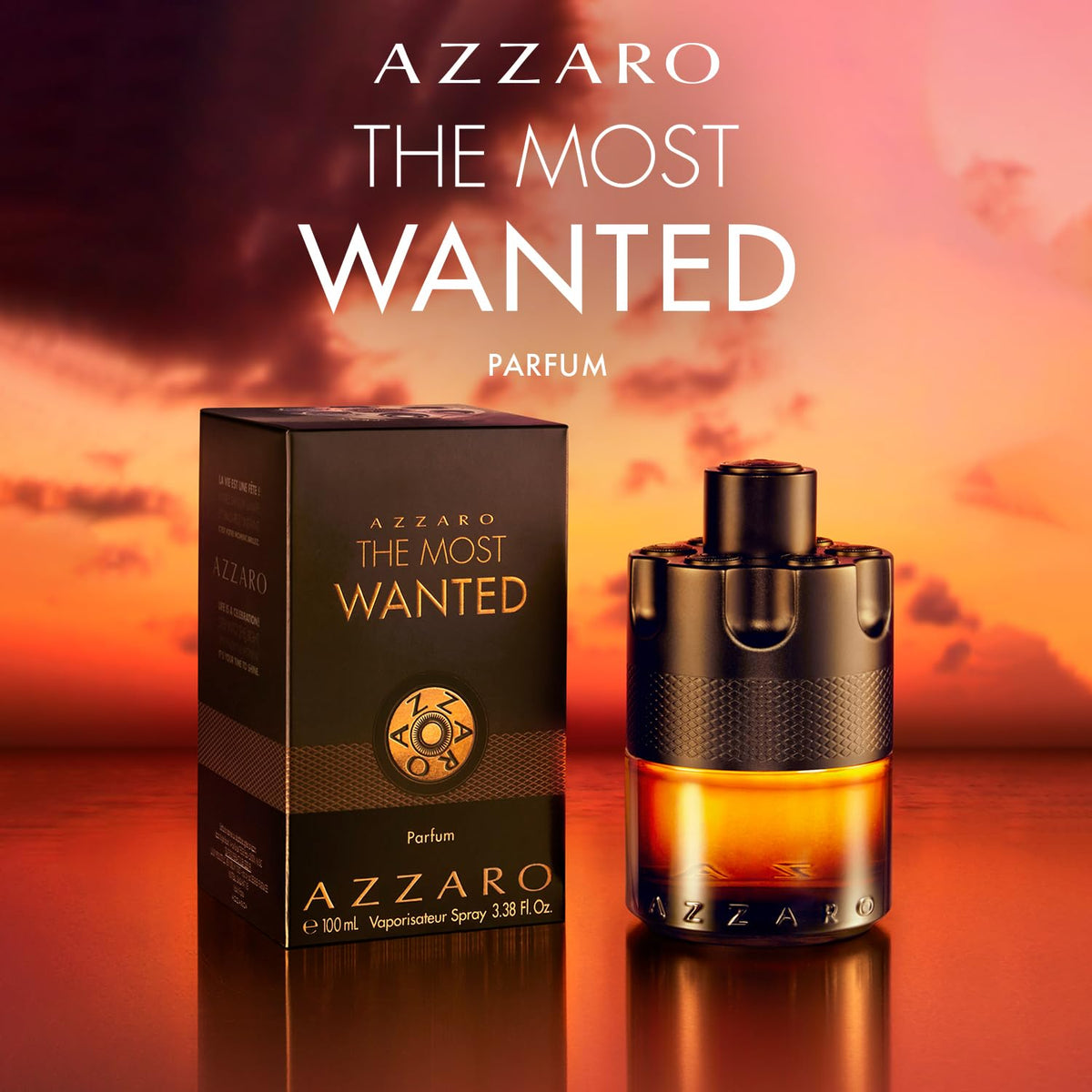 Azzaro The Most Wanted Parfum for Men – 3.4 fl oz / 100 mL – New Factory Sealed