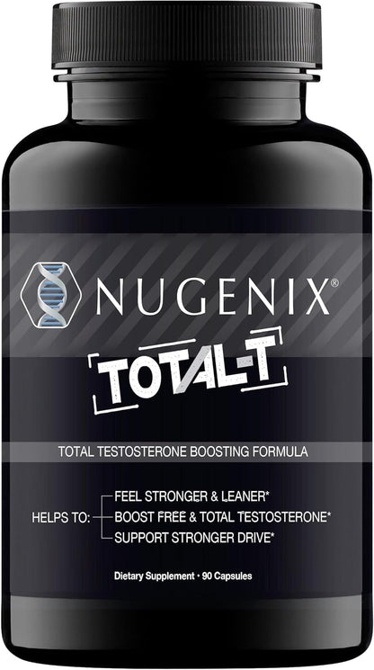 Nugenix Total-T Free And Total Testosterone Booster Supplement 90 Capsules (PACK OF THREE)