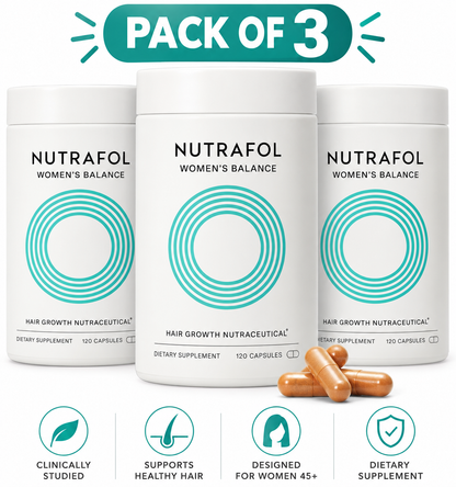Nutrafol Women's Balance Hair Growth Supplements, Age 45+ ( pack of 3 )