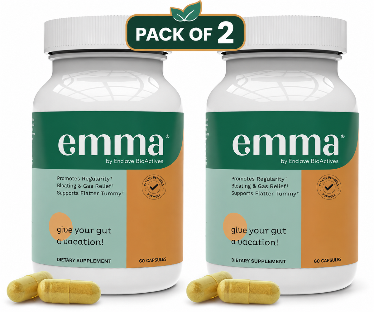 Emma Relief Supplement Konsciens Keto for Gut Bloating 60 Capsules· ( pack of 2 )