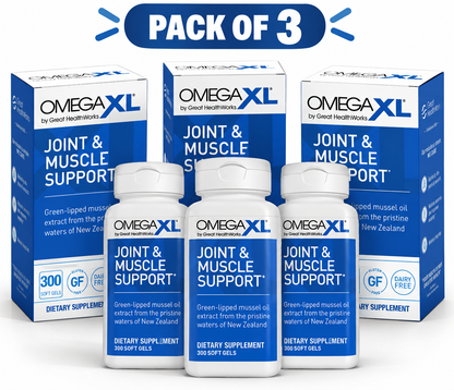OmegaXL Joint Support Supplement, 300 Count , ( pack of 3 )