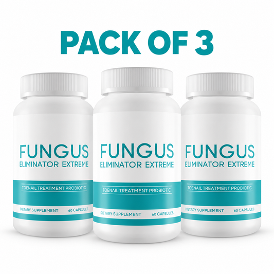 Fungus Eliminator Extreme Dietary Supplement – 60 Capsules Each – Pack of 3