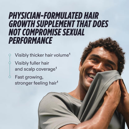 Nutrafol Men Hair Growth Supplements, Ages 18-49 , 120 capsules  ( pack of 3 )