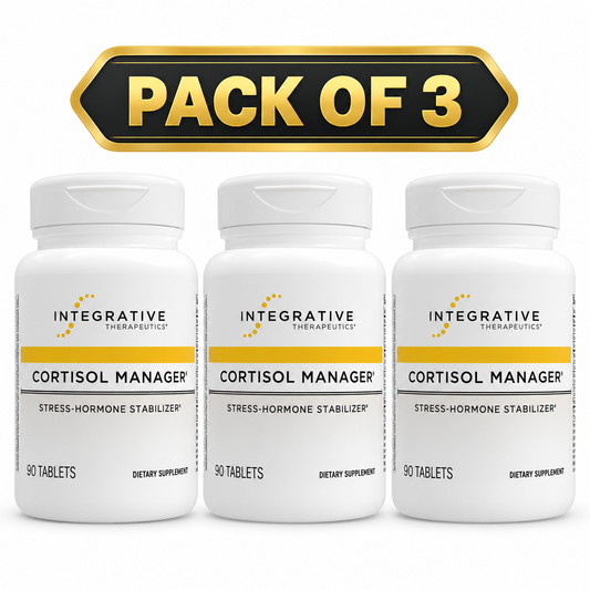 Integrative Therapeutics Cortisol Manager , 90 TABLETS  ( pack of 3 )