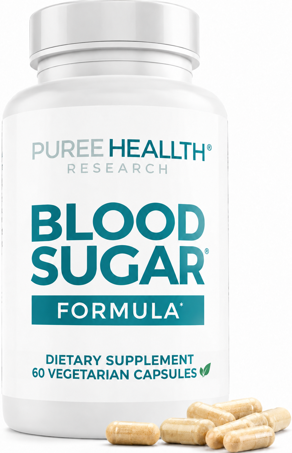 (PACK OF THREE) PureeHeallth Research Blood Sugar Formula For Healthy Blood Sugar Levels 60 capsules