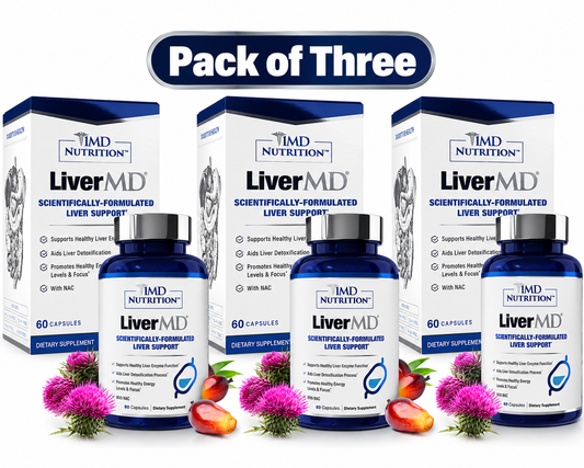 (3-Pack) 1MD Nutrition 1MD LiverMD - Liver Support Supplement , 60 Capsules
