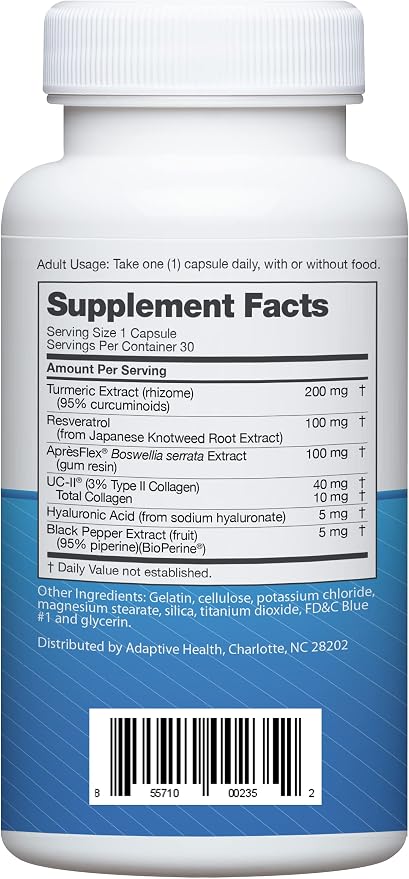 Instaflex Advanced Joint Support Supplement – UC-II Collagen – 30 Capsules Each – Pack of 2 (60 Total)