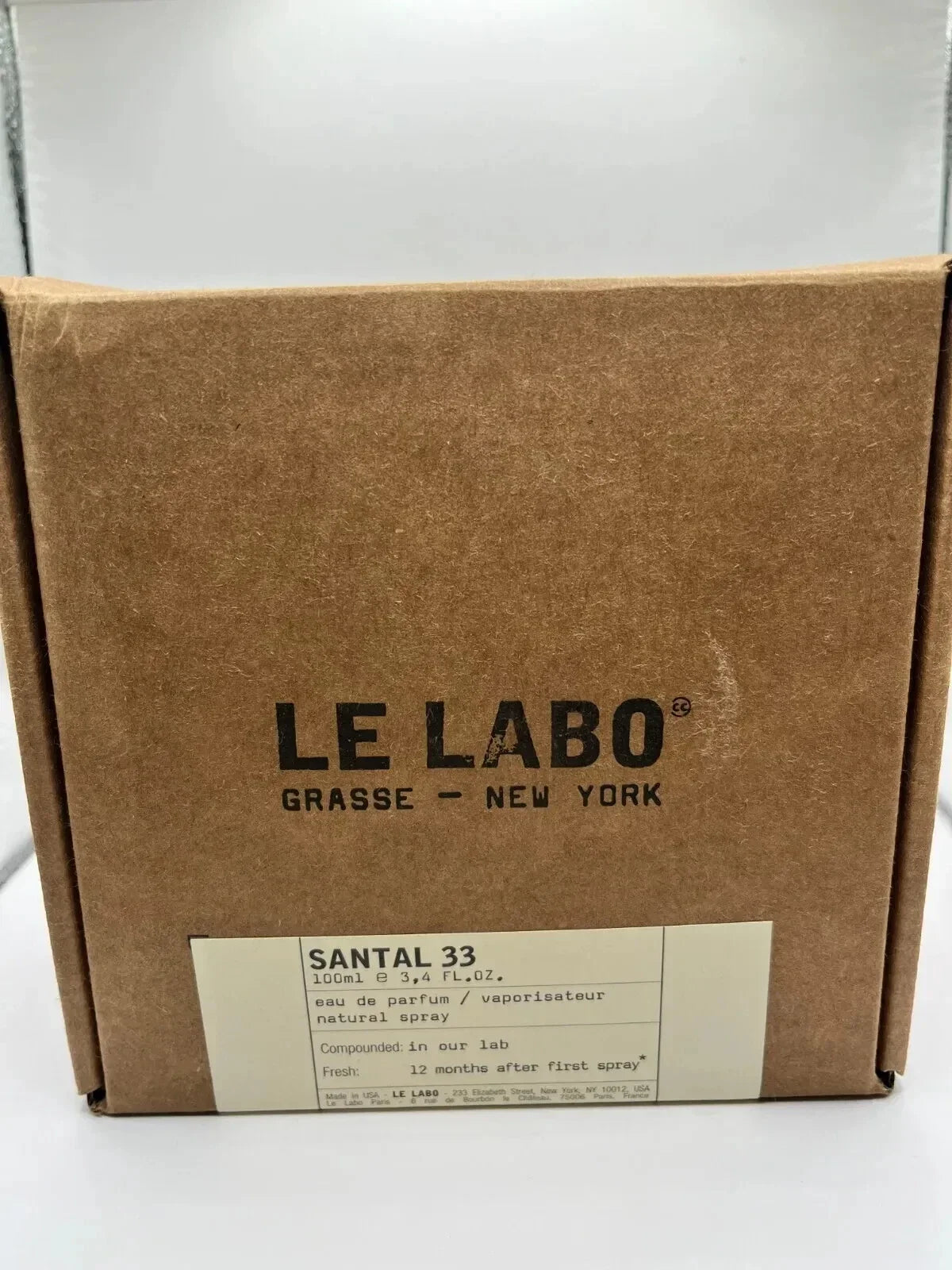 Le Labo Santal 33 Eau de Parfum Natural Spray Sandalwood 3.4 fl oz