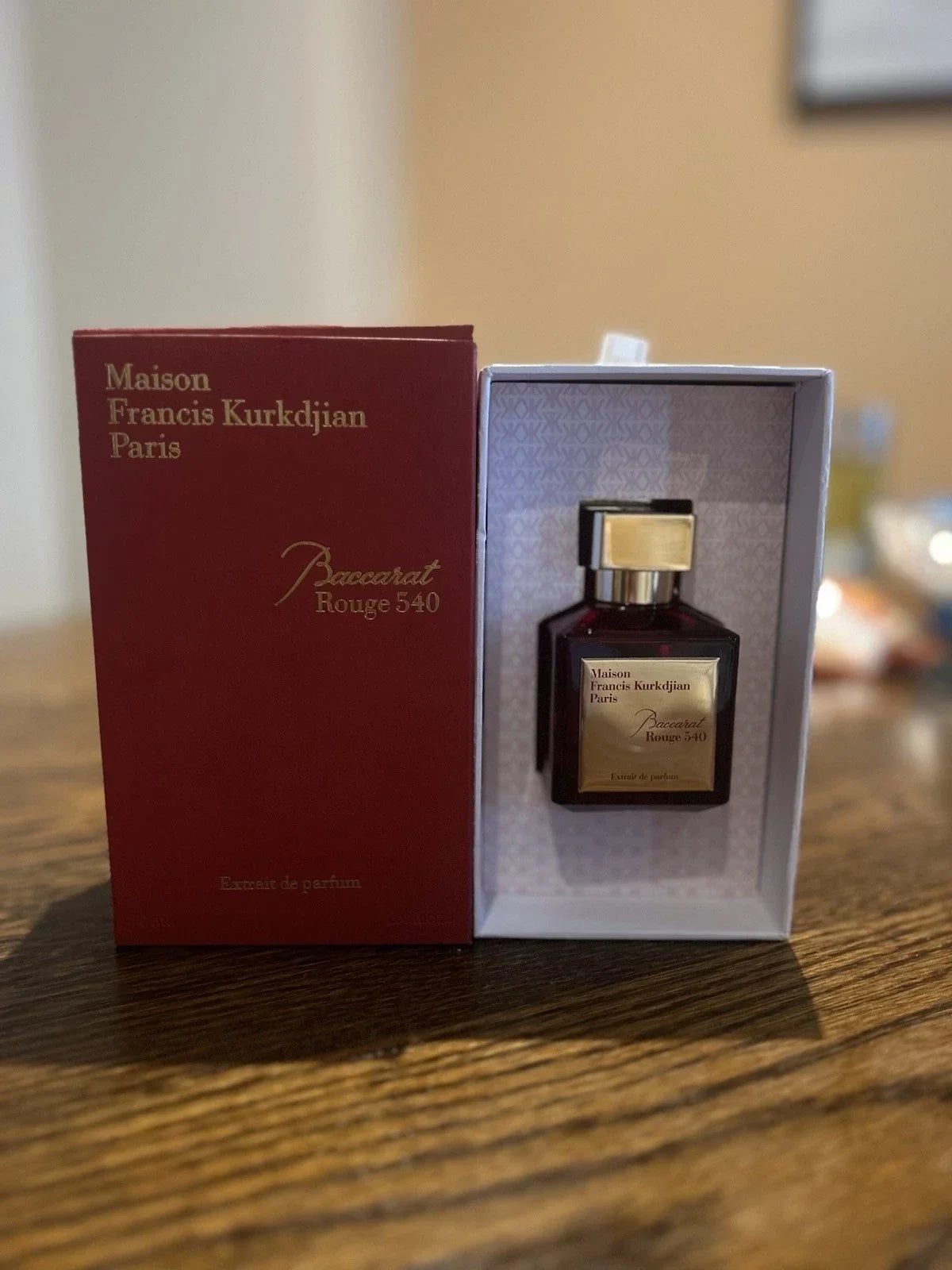 Maison Francis Kurkdjian Baccarat Rouge 540 Extrait de Parfum 2.4 fl oz (70ml) – Brand New & Factory Sealed
