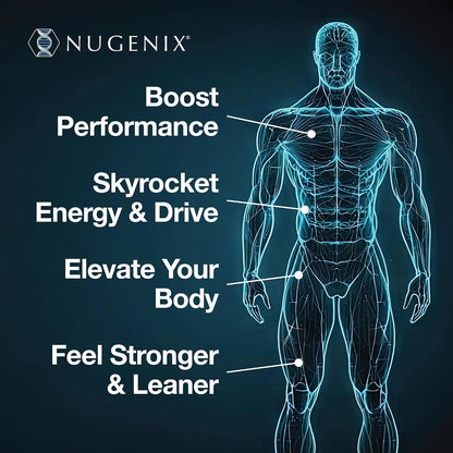 Nugenix Total-T Men’s Performance & Testosterone Support – 90 Capsules Each – Pack of 2 (180 Total)